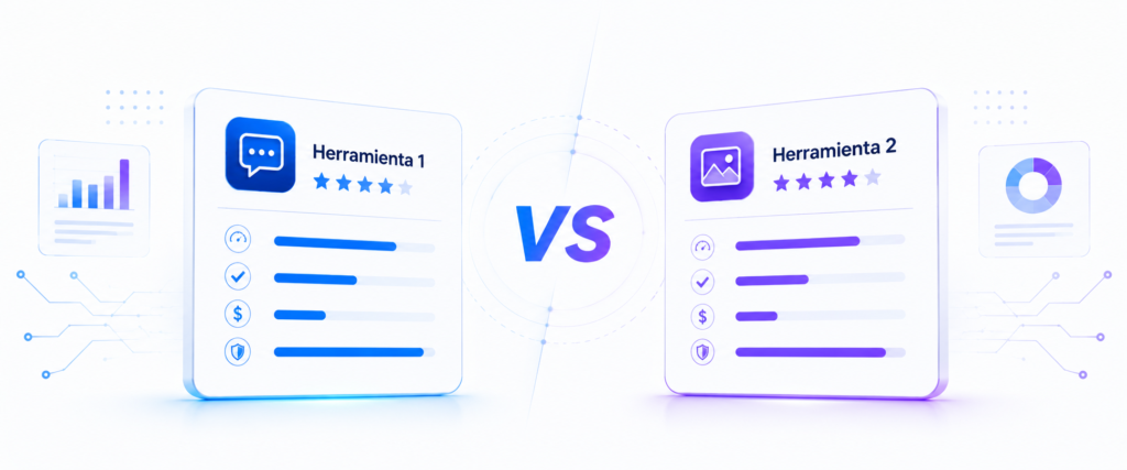 Comparador dinámico de herramientas de inteligencia artificial en ComparexIA