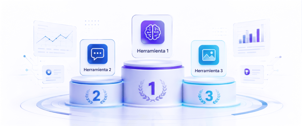 Ranking de las mejores herramientas de inteligencia artificial según las votaciones de los usuarios